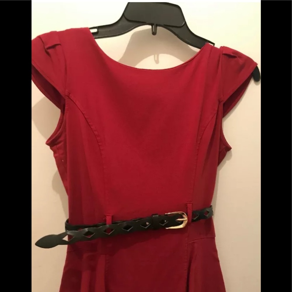 Xoxo sz 1/2 red cap sleeve dress